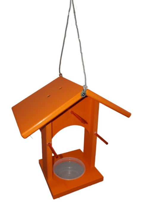 Oriole Feeder - Orange Recycled Plastic