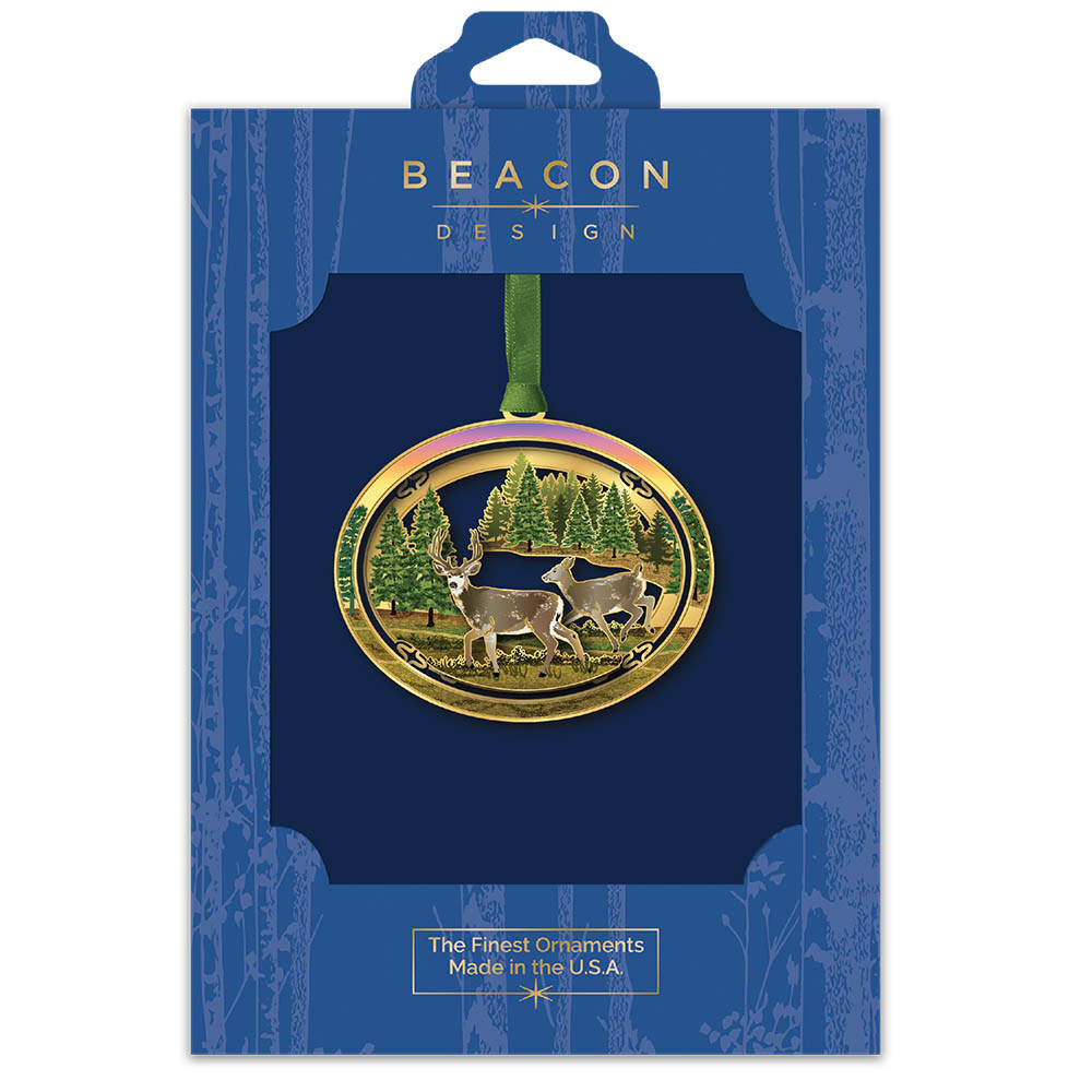 Deer Scene Ornament - Thumbnail 2