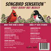 Songbird Sensation - Fruit Berry Nut New Label - ingredient analysis