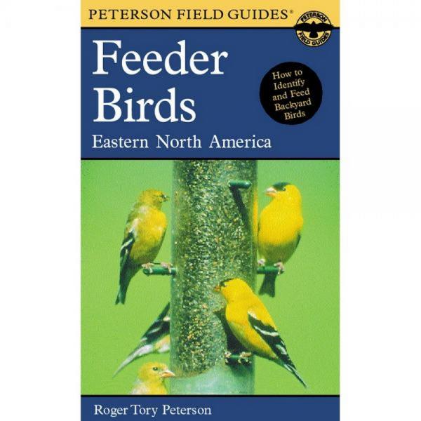 Cover of book features image of goldfinch on finch feeder