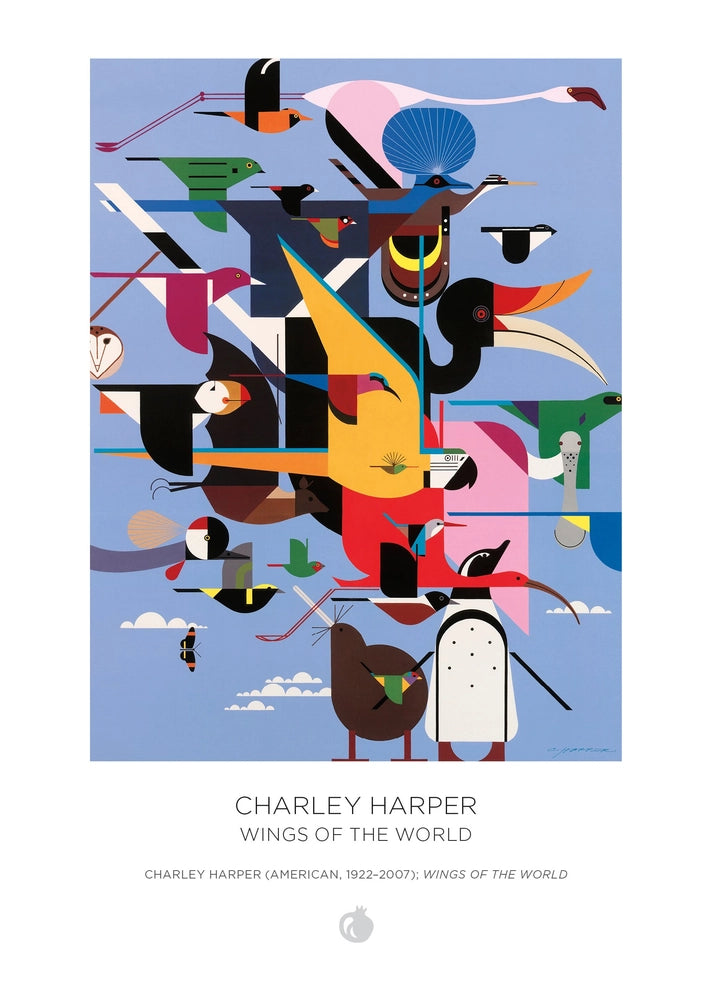 Wings of the World artwork by Charley Harper 