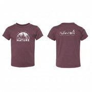 Toddler T-Shirt - For the Love of Nature
Heather Maroon color