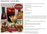 Holiday Sangria Recipe