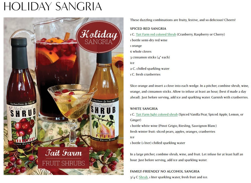 Holiday Sangria Recipe