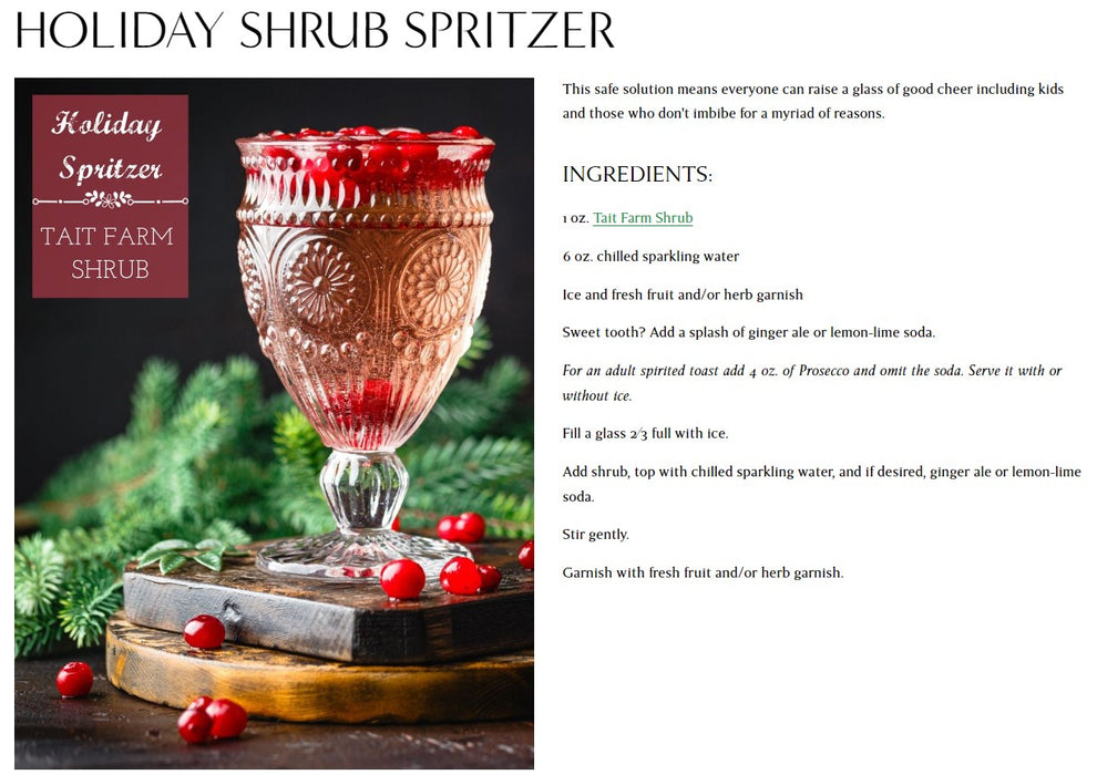 Holiday Spritzer Recipe