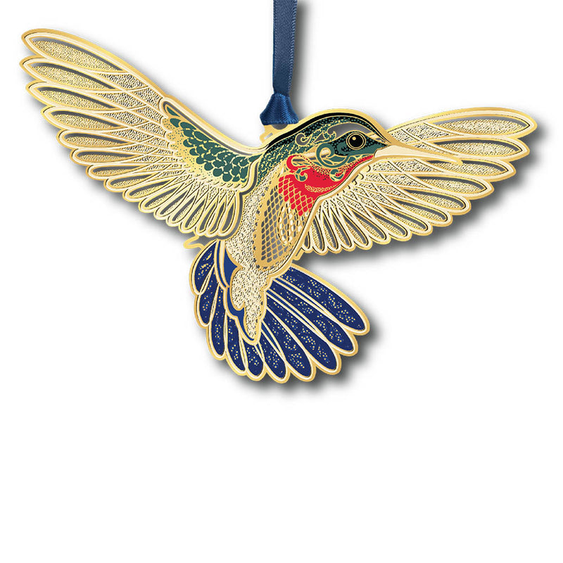 Hummingbird with outstretched wings - ornament