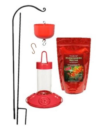 Hummingbird Feeder Station Bundle