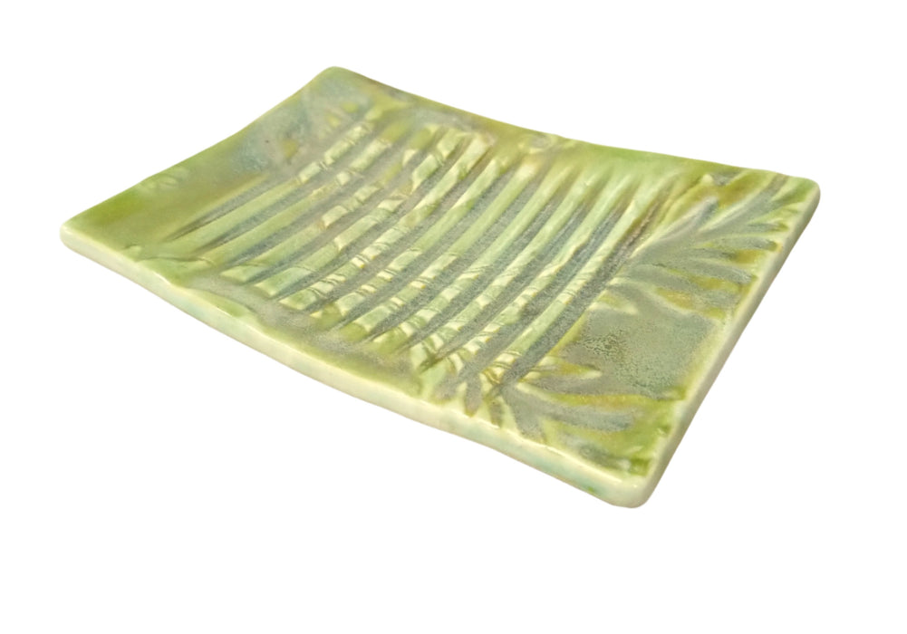 Ceramic Soap Dish - Autumn Leaves