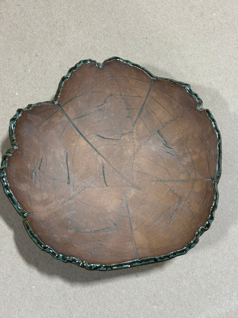 cottonwood leaf bowl