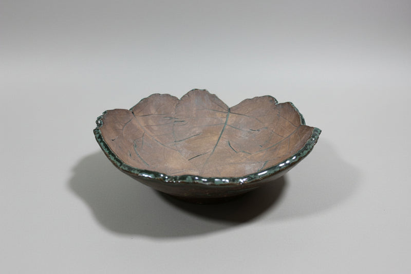 cottonwood leaf bowl
