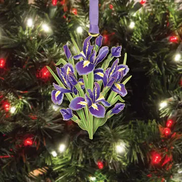 Irises Bouquet Ornament - Thumbnail 2