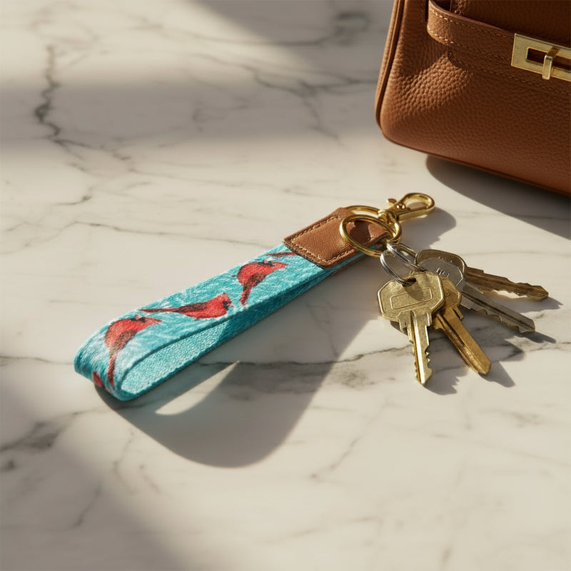 Keychain Wristlet - Cardinal
