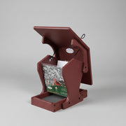 Little Oasis Recycled Bird Feeder - cherrywood lift roof for filling