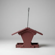 Little Oasis Recycled Bird Feeder - cherrywood rear view