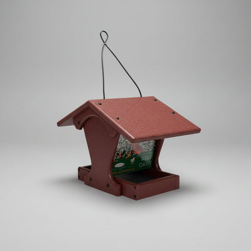 Little Oasis Recycled Bird Feeder - cherrywood