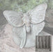 Luna Moth Cast Stone Statuette -greystone