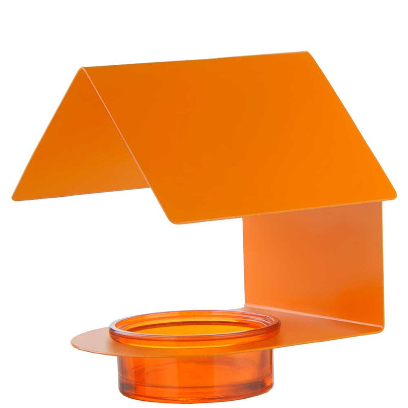 Mosaic Birds Cottage Bird Feeder - Orange