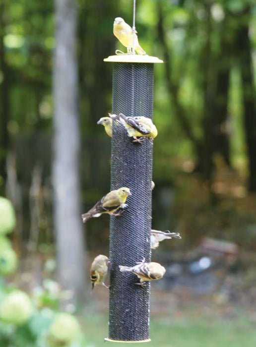 Magnet Mesh Tube Feeder for Finches-Large - used by goldfinch