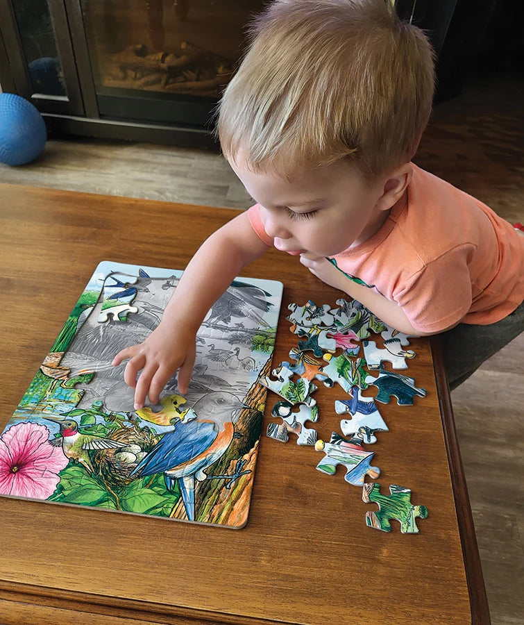Cobble Hill North American Birds 35 Piece Tray Puzzle