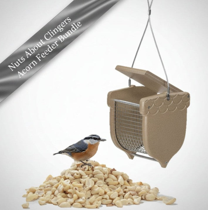 Nuts About Clingers Acorn Feeder Bundle