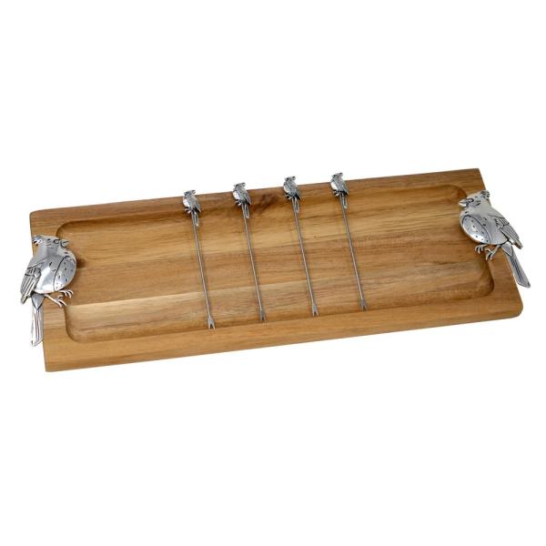 Foodie Bite Tray - Acacia Wood
Cardinal