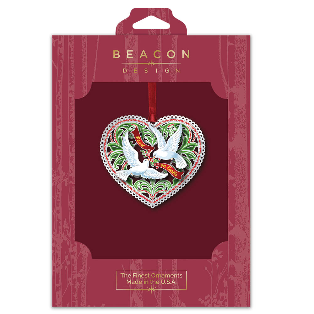 Peace Doves Ornament