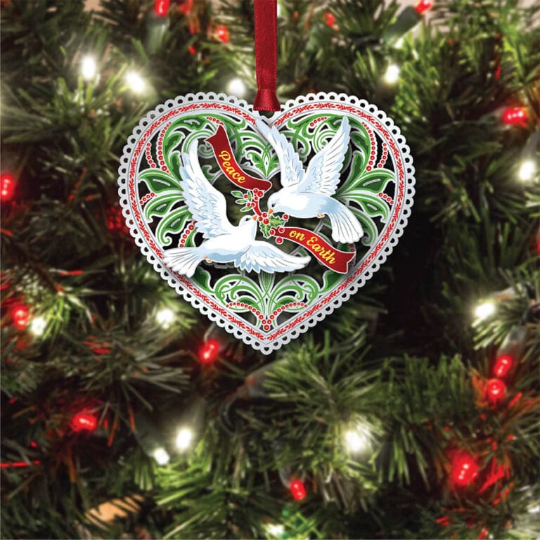 Peace Doves Ornament - Thumbnail 3