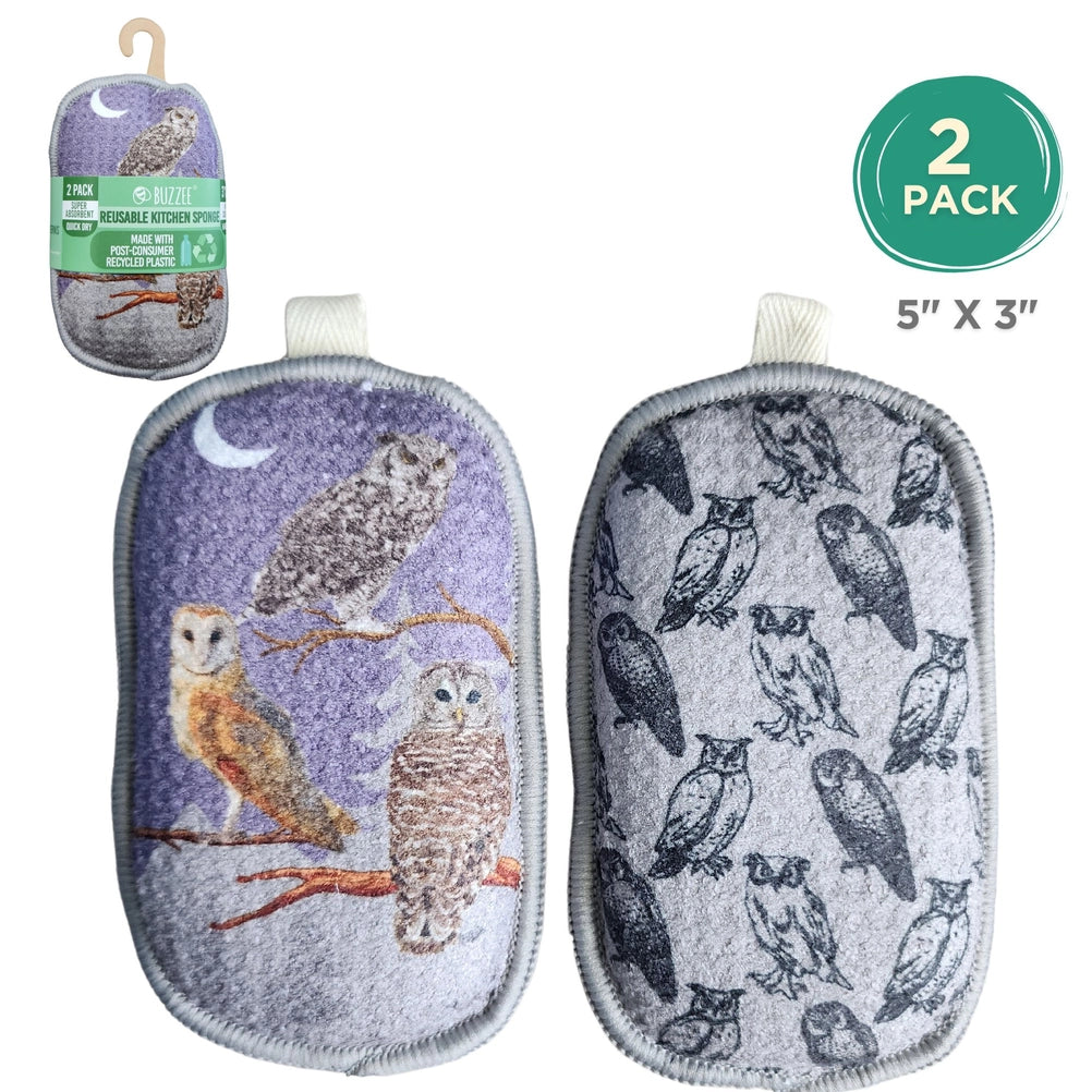 Reusable Sponges - Owl - Thumbnail 3