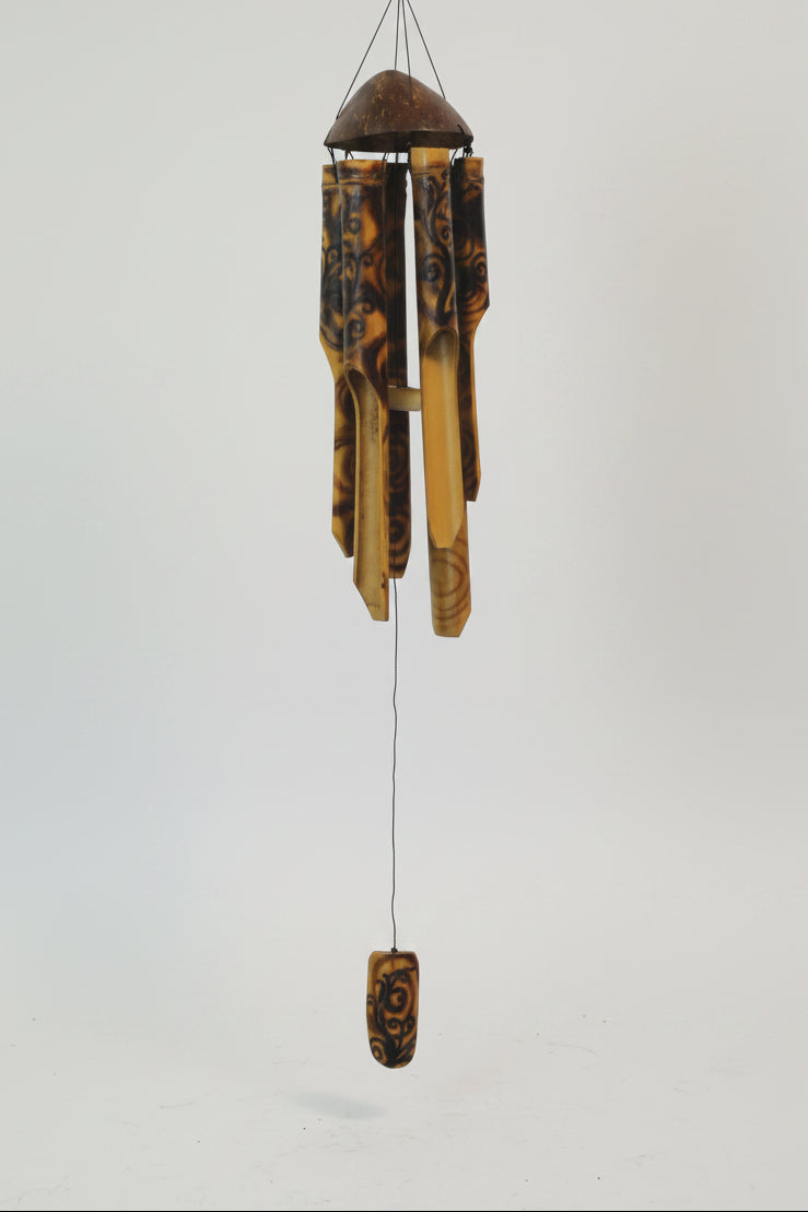 Bamboo Chime - Burnt Swirls