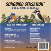 Songbird Sensation Bugs, Nuts & Berries New Label ingredient analysis