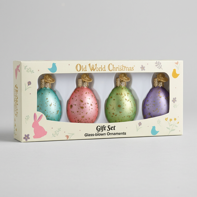 Mini Easter Egg Ornament Set