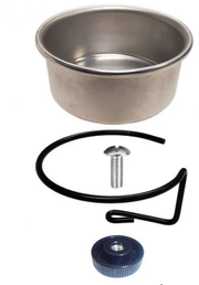 Aluminum replacement cup with all the hardware