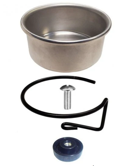 Aluminum replacement cup with all the hardware