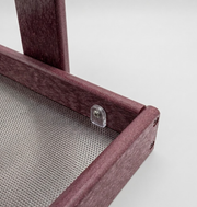 Bird Banquet Feeder
turn buttons to keep tray in place during use