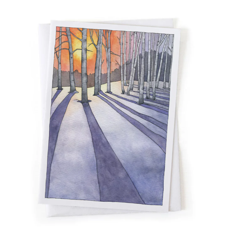 Happy Solstice Winter Holiday Card