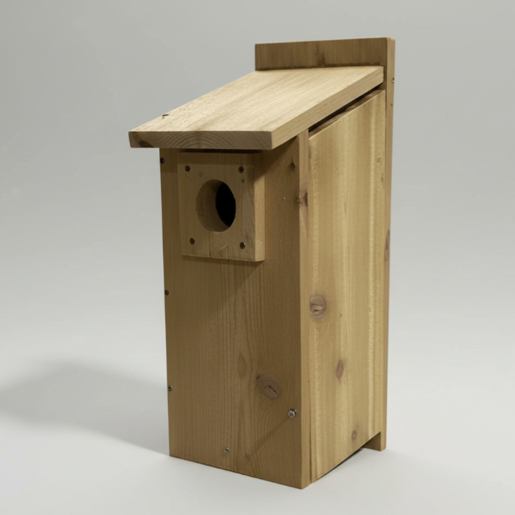 Flicker House - Cedar with Mobile Roof