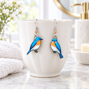 Eastern Bluebird Earrings
