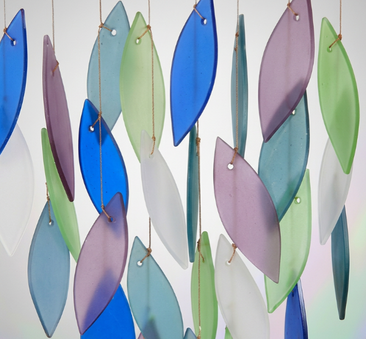 Mountain Ridge Waterfall Glass Chime