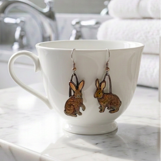 Cottontail Rabbit Earrings