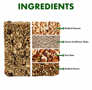 Shell Free Seed Cake Ingredient infographic