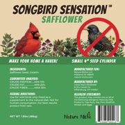 Songbird Sensation Safflower New Label - ingredient analysis