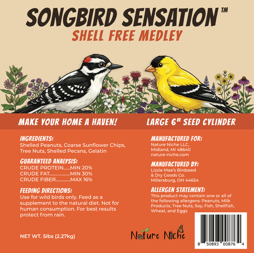 Songbird Sensation Shell Free New Label - Ingredient analysis