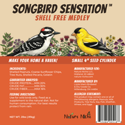 Songbird Sensation Shell Free New Label - Ingredient Analysis