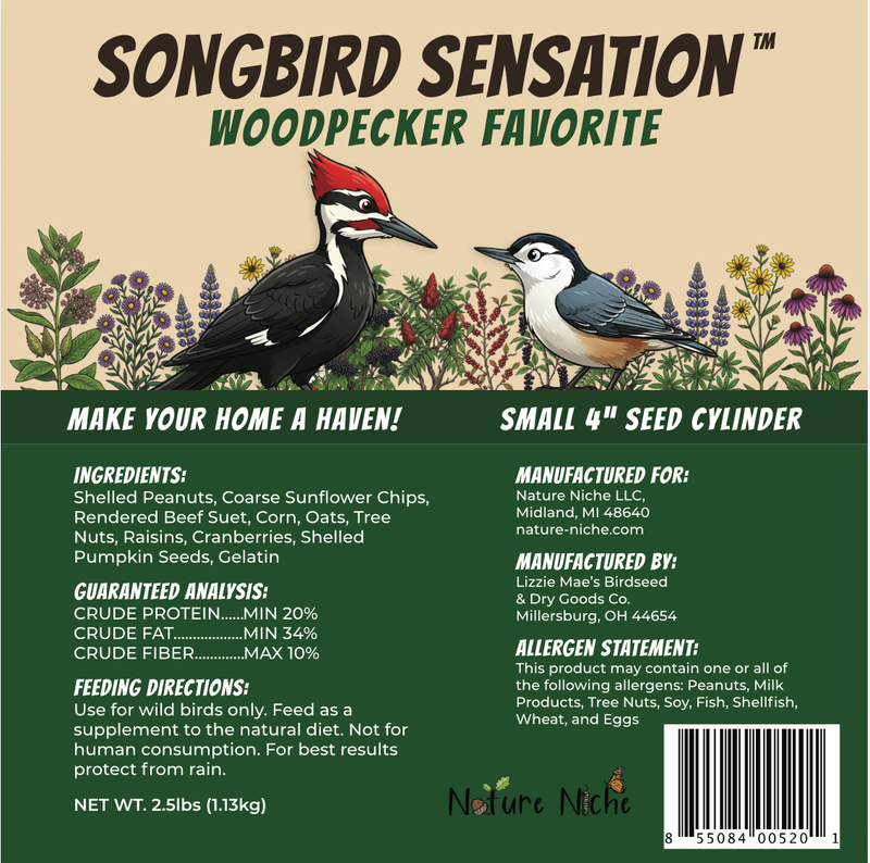 Songbird Sensation Woodpecker Favorite New Label - Ingredient Analysis