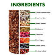 mammal mayhem bugs nut berries ingredients