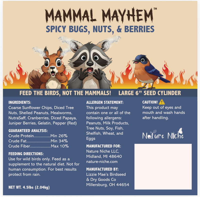 Spicy Bugs, Nuts, & Berries ingredient analysis