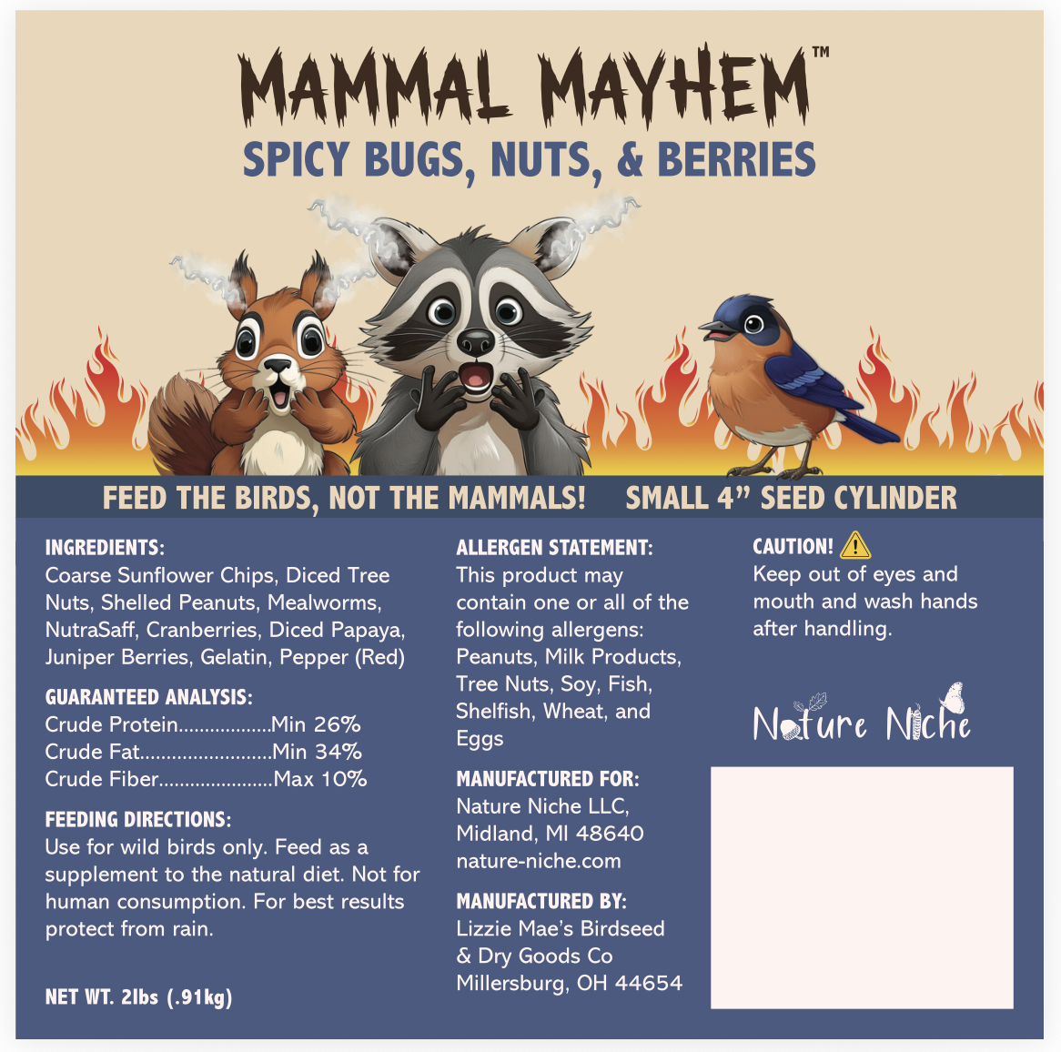Spicy Bugs, Nuts & Berries ingredient analysis