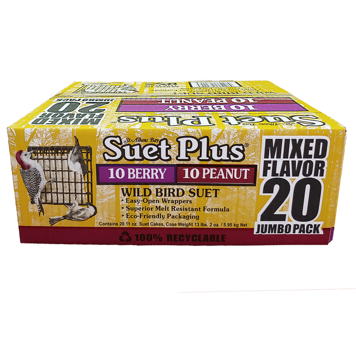 Suet Plus Mixed - 20 Pack