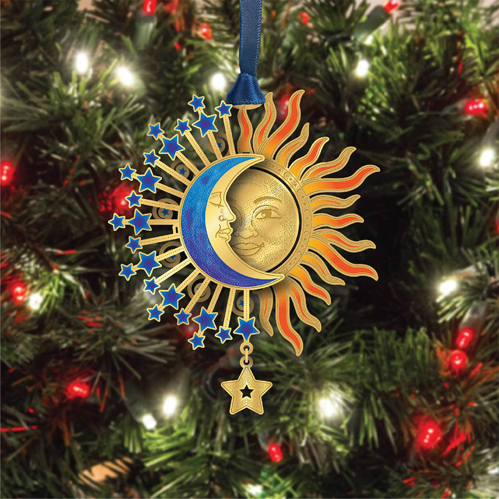3D Sun & Moon Crescent Ornament - Thumbnail 5