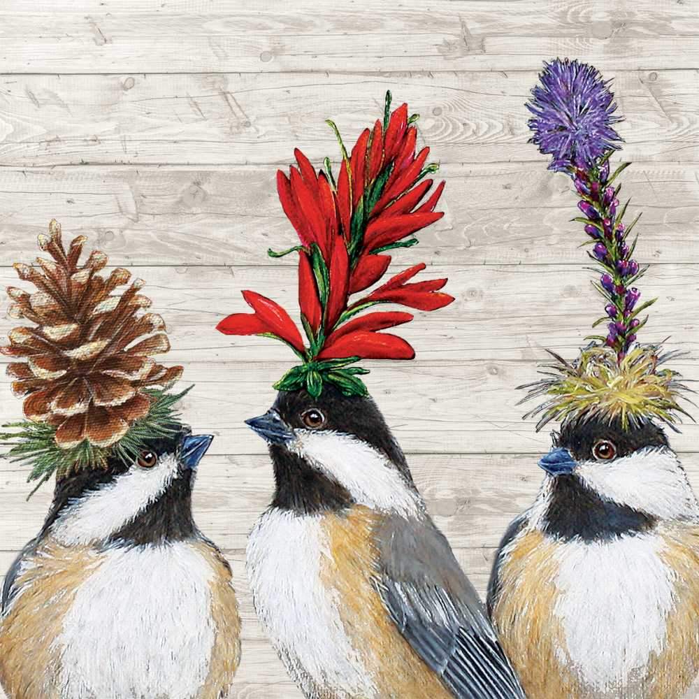 The Chickadee Sisters Paper Napkin